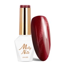 Molly Nails 231 Cat Eye Red LED/UV HEMA/Di-HEMA Free - Гел лак 8g. Molly Nails 231 Cat Eye Red LED/UV HEMA/Di-HEMA Free - Гел лак 8g.